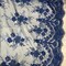 1 Yard Royal Blue Sequin Lace Fabric Embroidered Mesh for Dresses Veils Table Overlays 51" Width